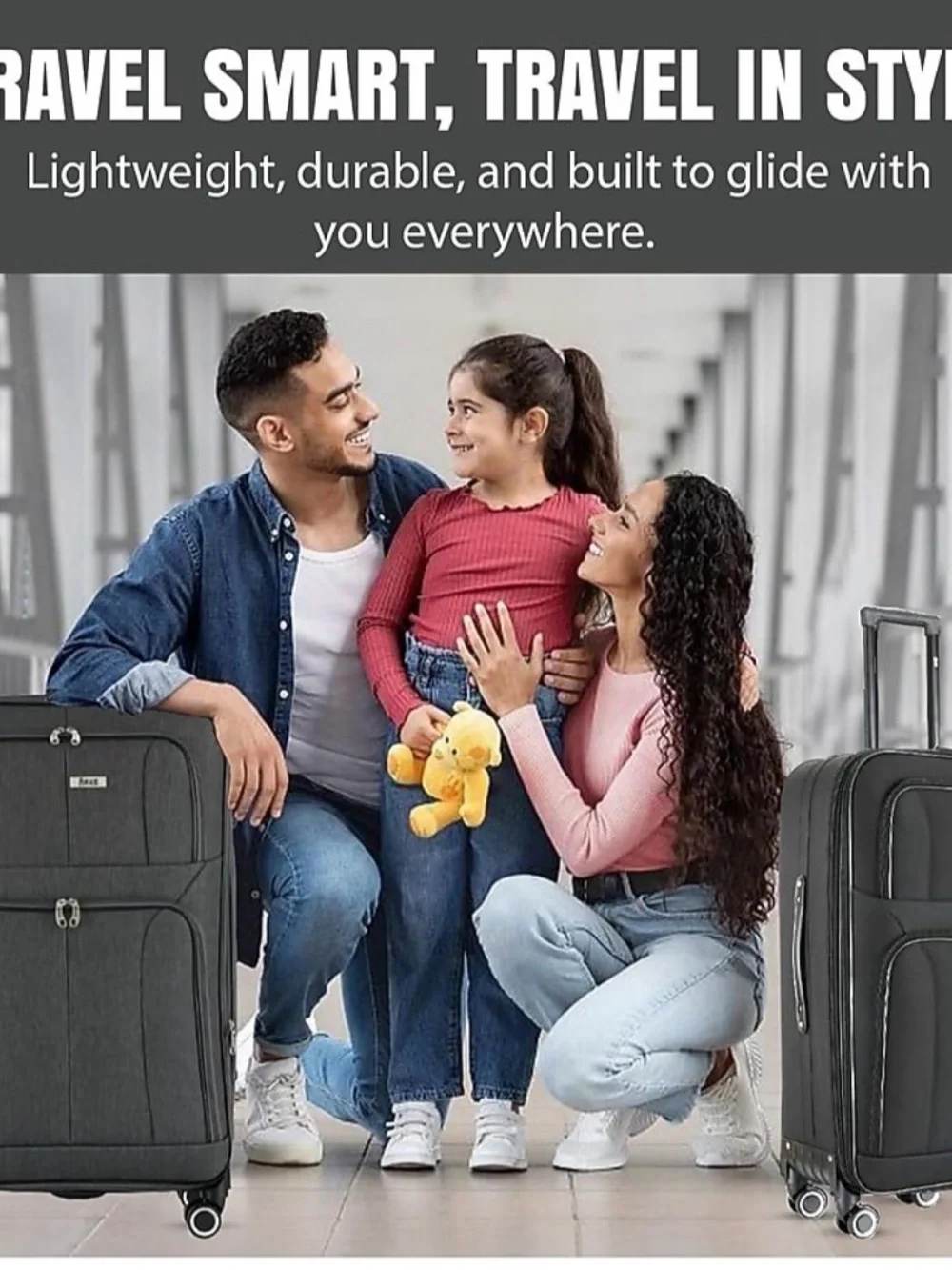 Mirage Black Softside Carry-On Luggage